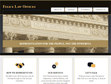 Tablet Screenshot of felice-law.com